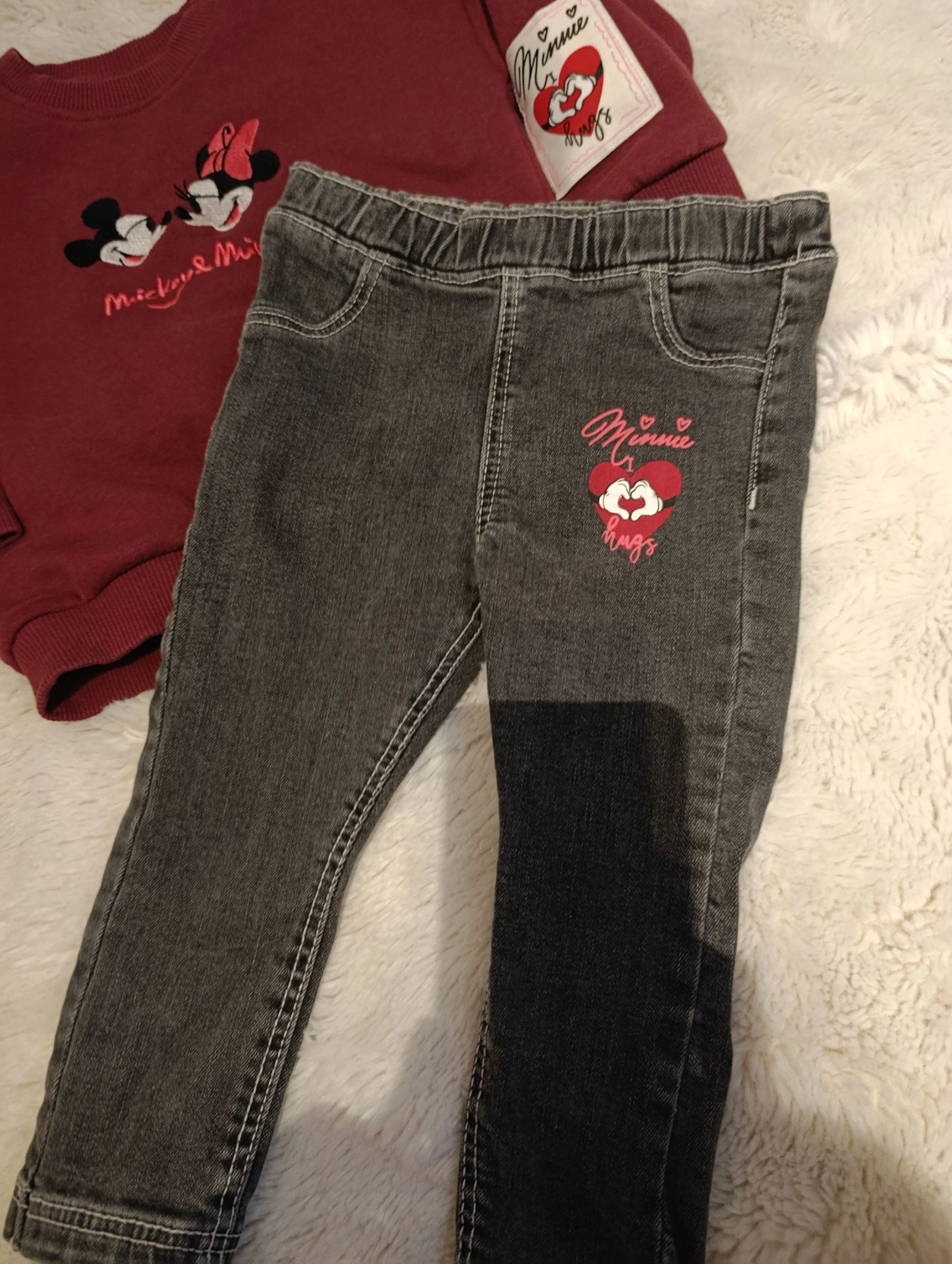 Conjunto novo menina Minnie Lefties 